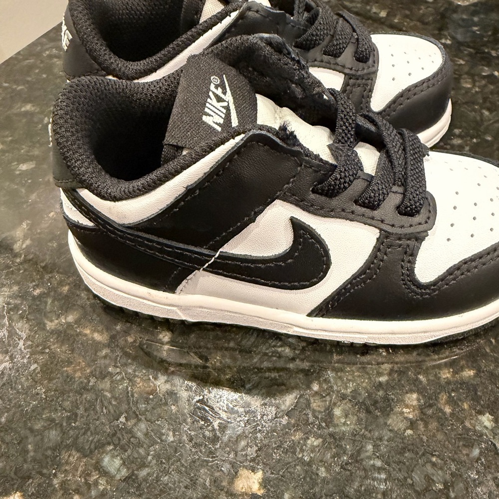 Nike Kids Black and White Sneakers